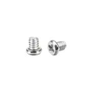 M2 x 3mm Laptop Computer Screws 2.8mm Dia Phillips Head Screw Silver Tone 100pcs