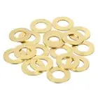 28Pcs Brass Flat Washer, M10 10 x 20 x 1.2mm Fenders Washers Assortment