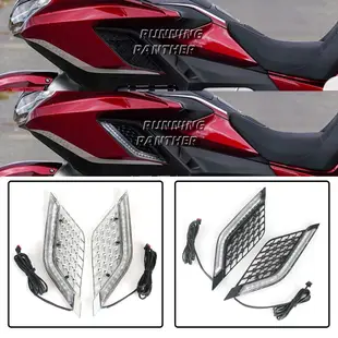 HONDA 適用於本田金翼金翼 GL1800 Tour DCT 安全氣囊 2018-2023 摩托車 LED 燈散熱器格