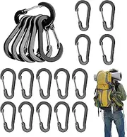 Gacqpli Heavy Duty Carabiner,Backpack Buckle Multipurpose Locking Carabiners | Strong Load-Bearing Spring Snap Hook Camping Clips for Outdoor Activities