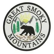 Great Smoky Mountains National Park Patch Embroidered iron-on Applique Souvenir