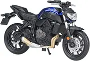For Yamaha YZF R6, 2018 MT-07, 1:18 And 1:12 Simulation Car Alloy Motorcycle Model Vehicle Ornament Static Collection Model Gift(2018 MT-07)