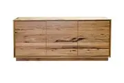 MD Rennes Solid Timber 3 Door Buffet