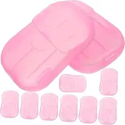 20 Boxes Soap Travel Supplies Plastic Purple Travel Accessories Camping Child