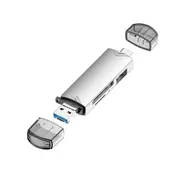6-in-1 Usb-a Micro-usb Sd Card Reader Usb3.0 Card Reader Usb Otg Adapter