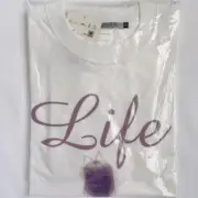 CLANNAD Short sleeve T-shirt L size Manga Anime Movie Game Voice Actor Key White