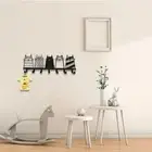 Cute Coat Rack Metal Key Hook Rack Cat Decorative Hook Housewarming Gift