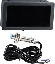 CIYODO Digital LED Tachometer Gauge with Hall Proximity Sensor Accurate Measurement Easy Installation Flush Mount Design for Various Devices