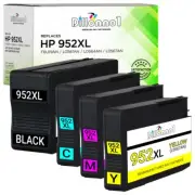 4PK Fits HP 962XL Black HP 962XL Cyan Magenta Yellow Ink Cartridges for HP
