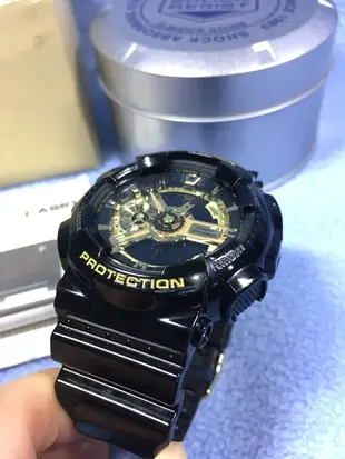 CASIO 卡西歐 G-SHOCK 黑金 GA-110GB 原廠正品 日本購入 GA-110 baby-G JP