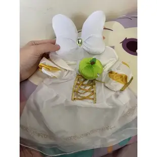 日本迪士尼大學熊 白雪公主系列 -公主婚紗衣服組 拆版