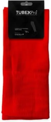 GearXPro Adult Unisex TUBEXPro OSFM Red Soccer ShinGuard Tube Legwarmers NWT