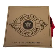 Snowflake Cookie Cutter Set Stacked Snowflake Cookie Tree Santa Barbara Designs