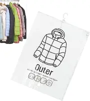 [Generic] Vaccine Sealed Storage Bags - Space-Saving Vacuum Storage Bags | Airtight Reusable Transparent Dust-Proof Portable Garment Packing for Closet Wardrobe Luggage