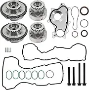 Camshaft Phaser Timing Chain Tensioner Kit w/Gaskets Fits For 2011-2012 Ford F150 3.5L V6 AT4Z6256B,AT4Z6C525D