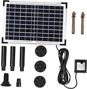 Outanaya Lar-Powered Water Fountain 10w Solar Water Pump for Outdoor Garden Pool Easy DIY Water Feature