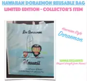 Hawaiian DORAEMON REUSABLE SHOPPING BAG NEW ALOHA Beach Tote - Q