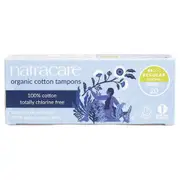 Organic Natracare Tampons Regular 20pk – Fresh, healthy organic delivery | Doorstep Organics