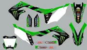 2019-2022 Kawasaki KXF 450 Graphics Kit w/ Custom Plates -Msg us w/ your options