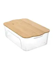 [BOXSWEDEN] Crystal Reno Home Storage Box 15L/45cm with Lid in Clear