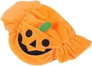 Totority Pet Halloween Pumpkin Hat for Cats Dogs Costume Accessory Adorable Pumpkin Design Lightweight Comfortable for Festive Parties