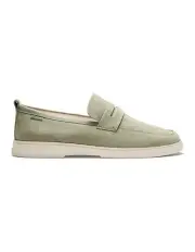 [Aquila] Breeze Nubuck Loafers in Sage