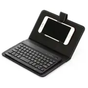 Pu Leather Wireless Bluetooth Keyboard Phone Case Keyboards & Keypads