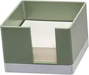 WEKADRIN 1Set Memo Holder Box with Memo Pad Notes Portable Desktop Organizer for Office and Study for Classifying Archives and Important Messages Lightweight and Practical Design Bean