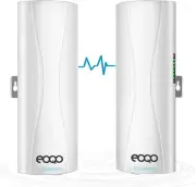 Gigabit Wireless Bridge, 5.8G 1000Mbps 1Gbps Point to Point Wifi Extender Ind...