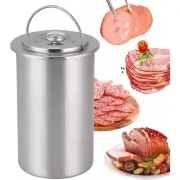 Meat Press Maker Stainless Steel Ham Press Maker Cooker with Thermometer for ...