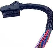 1 Set of 76 pin Automotive Computer Board Chassis Cable connectors, Female connectors, Full line connectors, Suitable for Wiring Harnesses