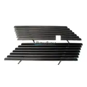 BLACK VENETIAN BLIND AUTO SHADES SIDES PAIR FOR NISSAN DATSUN 1200 WAGON JAN ...