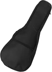 Totority Folk Ukulele Bag 23 Inch Canvas for Acoustic Ukulele Stringed Instruments Extra Storage