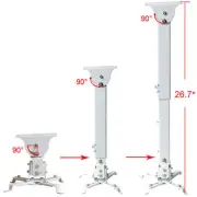 Universal Adjustable LCD DLP Projector Ceiling Mount Bracket Tilting Swivel CZN