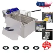 1500W Stainless Steel Electric Deep Fryer with Adjustable Temperature Control