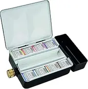 Schmincke Horadam Aquarell Half-Pan Paint Metal Set with Water Container, Set of 8 Colors (74408097)