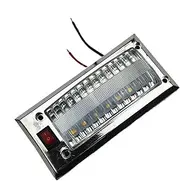 LED Dome Light -Rv Lights Interior Set | Roof Bright LED Lights Kits, Soft Glow Dome, LED Utility Lamp, LED Car Light, 12v-24v On/Off Button Car Reading Lamp Van Truck Lorry Motorhome And More