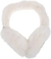 [JEWEDECO] Foldable Ear Muffs for Winter Warmth Ear Covers with Full Wind Protection for Outdoor Activities Cycling Thickened Fleece Lining White