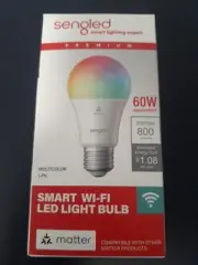 Sengled Multicolor 2.4 GHz WiFi Instant Pairing Alexa A19 Smart LED Light Bulbs