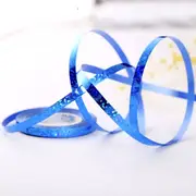Holographic Laser Blue Foil Curling Ribbon Roll