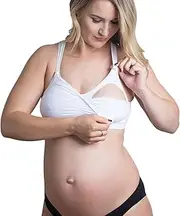 [New Beginnings] Active Maternity Bra for Sleeping and Breastfeeding with Wire-Free Frame & Seamless Soft Cups