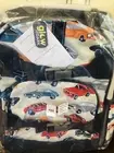 Pottery Barn Kids Muscle Cars Large Backpack Gray No Mono Mackenzie Glow N Dark