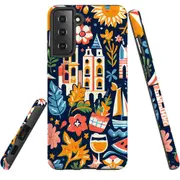 For Samsung Galaxy S21+ Plus Tough Protective Cover, Summer Fun