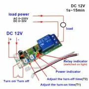 High Performance DC12V Adjustable Infinite Cycle Loop Timer Delay Switch Module