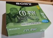 Sony CD - RW 5 Pack Blank Discs 700MB 80Min Rewritable 5CDRW700L New Sealed