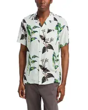 Scotch & Soda Regular Fit Short Sleeve Button Up Shirt