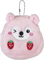 [Generic] Funny Coin Purse, Animal Wallet Small Hamster Coin Purse, Wallet, Cute Strawberry Bag for Women, Girl, Coin, Card, Kids