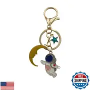 Cute Astronaut Keychain, Spaceman Keyring for Man Woman, Creative Jewelry for