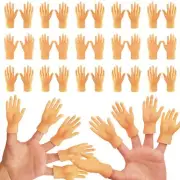 30 Pcs Tiny Hands Finger Puppets Miniature Hands for Prank Gag Performance Party