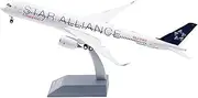 Pre-Built Model Aircraft 32CM Scale Miniature Aircraft Model 1:200 for Ethiopian Airlines A350-900 ET-Ayn Finished Airplane Model Kit Miniature Airplane Model